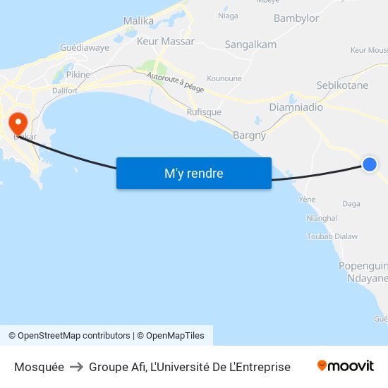 Mosquée to Groupe Afi, L'Université De L'Entreprise map