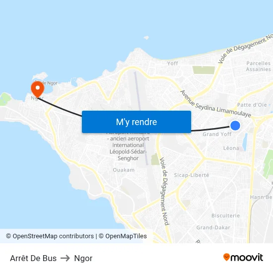 Arrêt De Bus to Ngor map