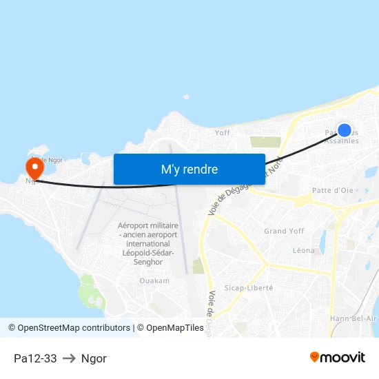 Pa12-33 to Ngor map