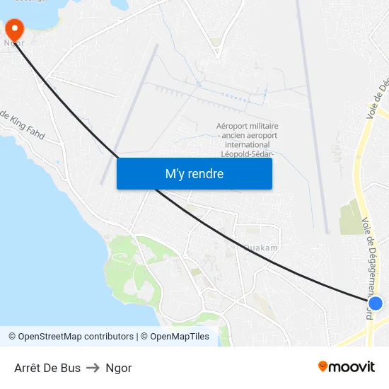 Arrêt De Bus to Ngor map