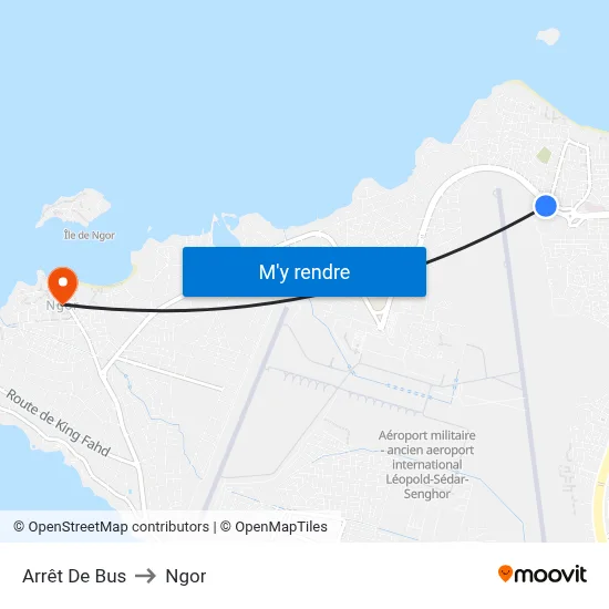 Arrêt De Bus to Ngor map