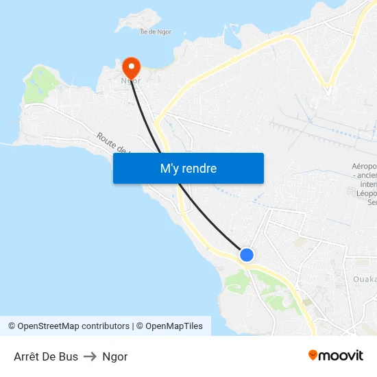 Arrêt De Bus to Ngor map