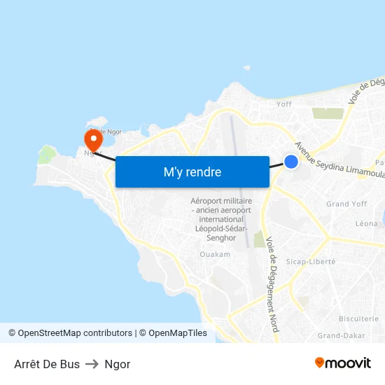 Arrêt De Bus to Ngor map