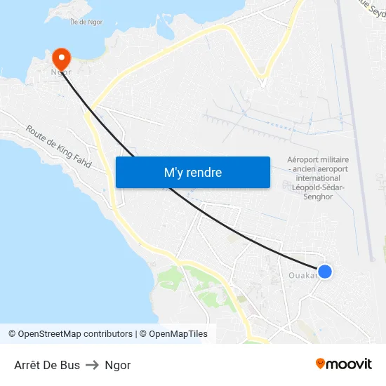 Arrêt De Bus to Ngor map