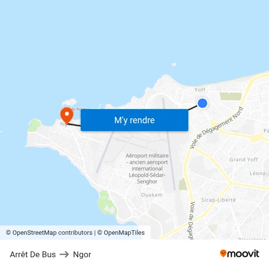 Arrêt De Bus to Ngor map