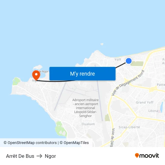 Arrêt De Bus to Ngor map