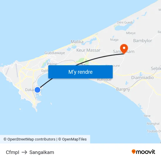 Cfmpl to Sangalkam map