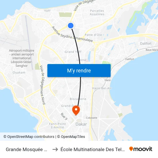 Grande Mosquée De Pa to École Multinationale Des Telecoms map