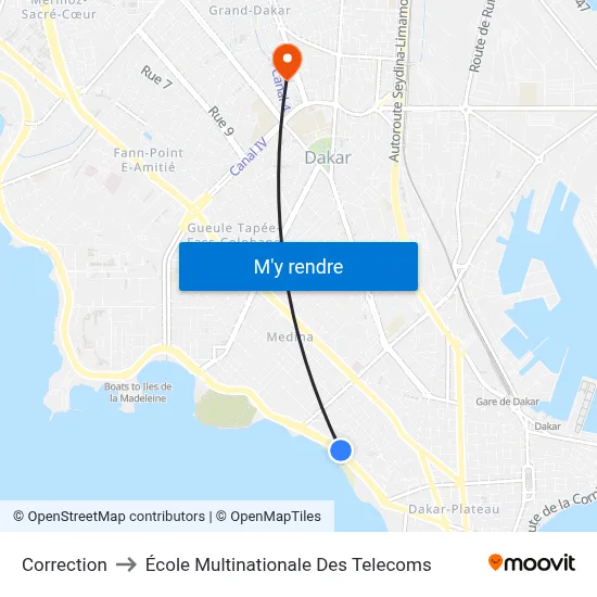 Correction to École Multinationale Des Telecoms map