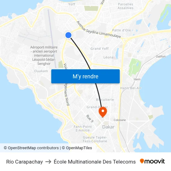 Río Carapachay to École Multinationale Des Telecoms map