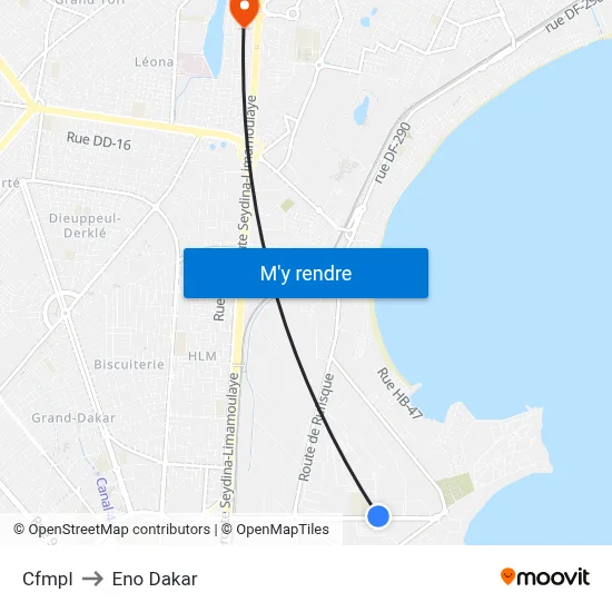 Cfmpl to Eno Dakar map