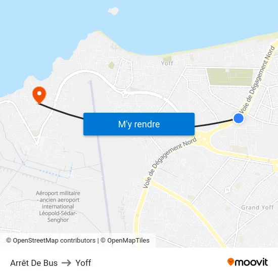 Arrêt De Bus to Yoff map