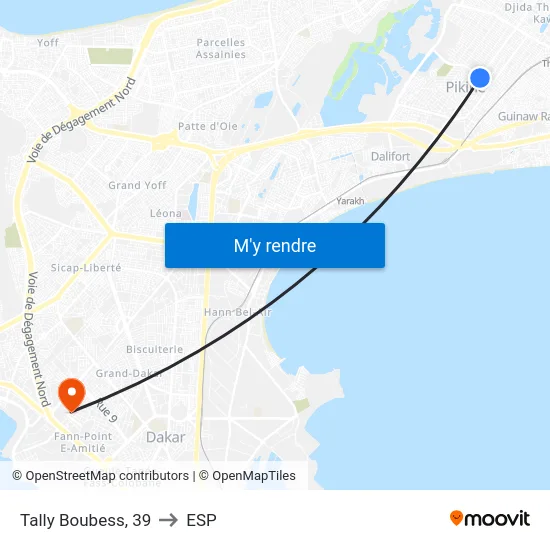 Tally Boubess, 39 to ESP map