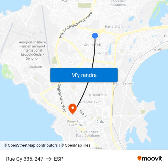 Rue Gy 335, 247 to ESP map