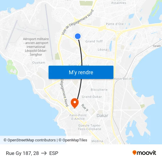 Rue Gy 187, 28 to ESP map
