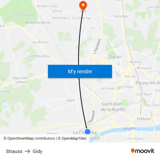Strauss to Gidy map
