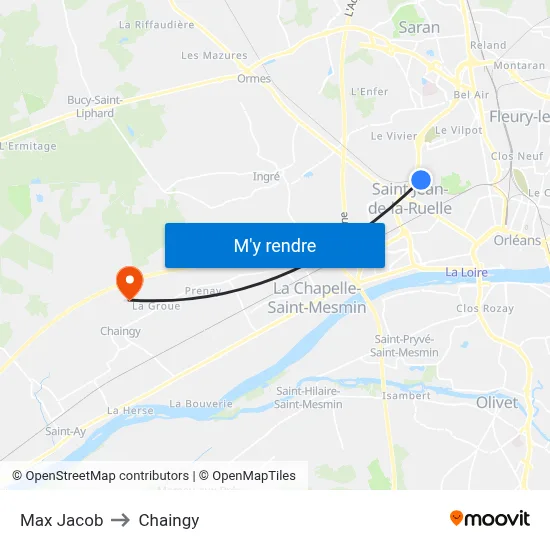 Max Jacob to Chaingy map