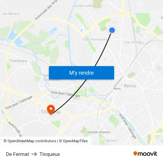 De Fermat to Tinqueux map