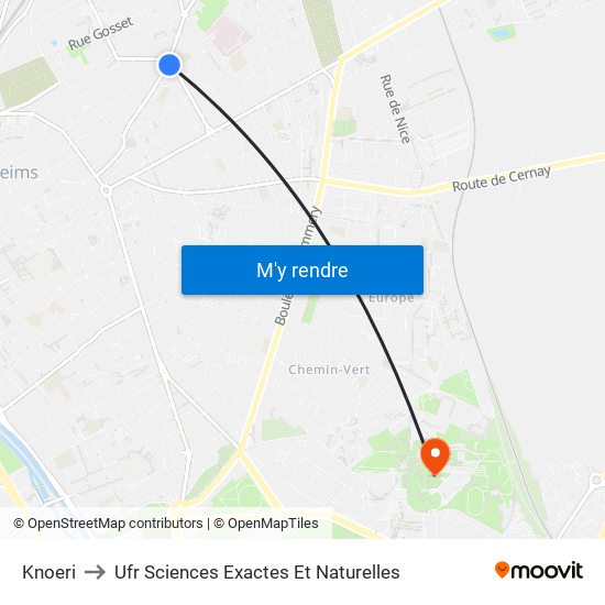 Knoeri to Ufr Sciences Exactes Et Naturelles map