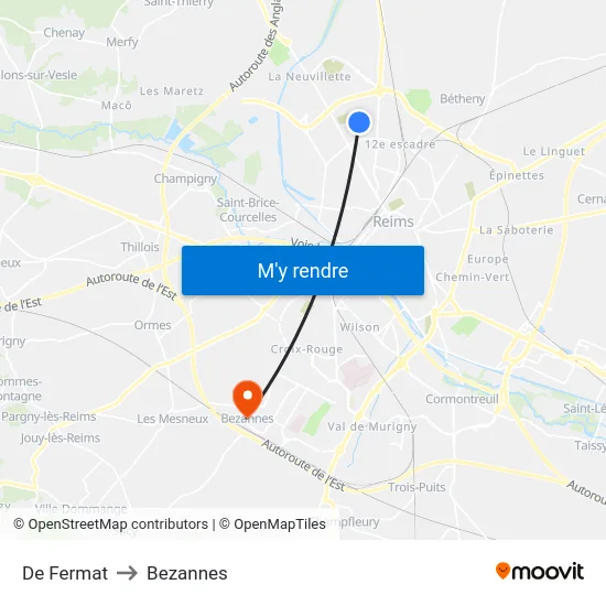 De Fermat to Bezannes map