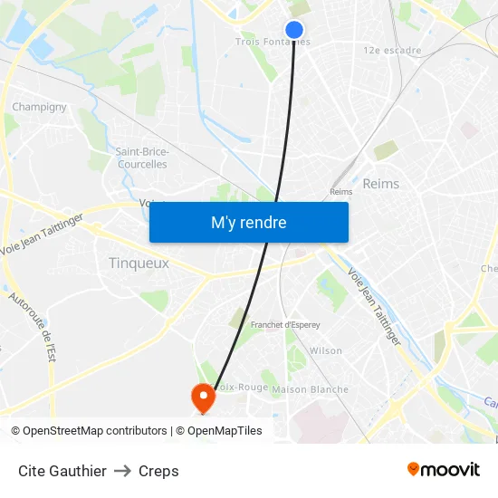 Cite Gauthier to Creps map