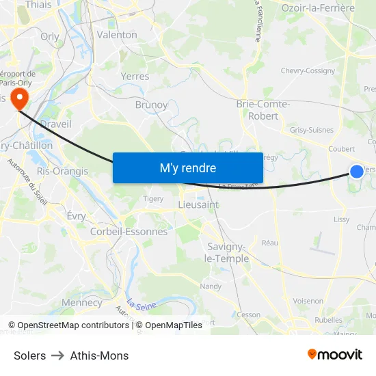Solers to Athis-Mons map