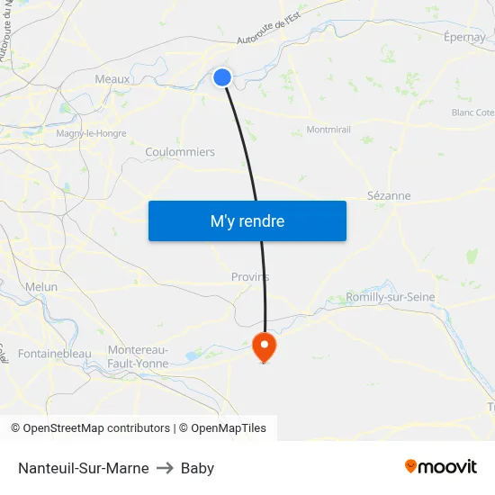 Nanteuil-Sur-Marne to Baby map
