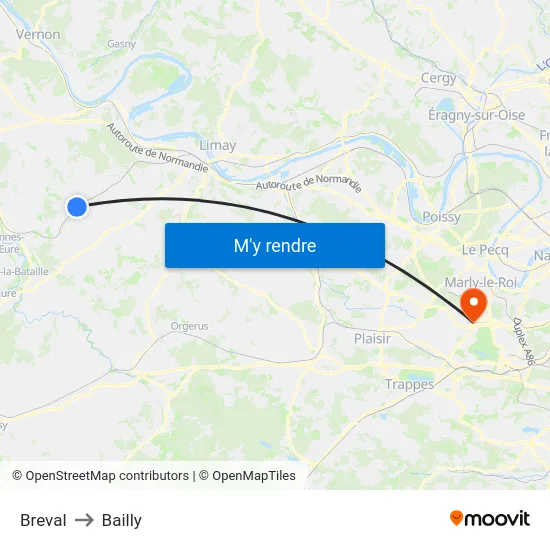 Breval to Bailly map