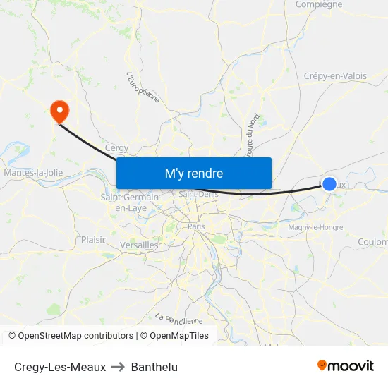 Cregy-Les-Meaux to Banthelu map