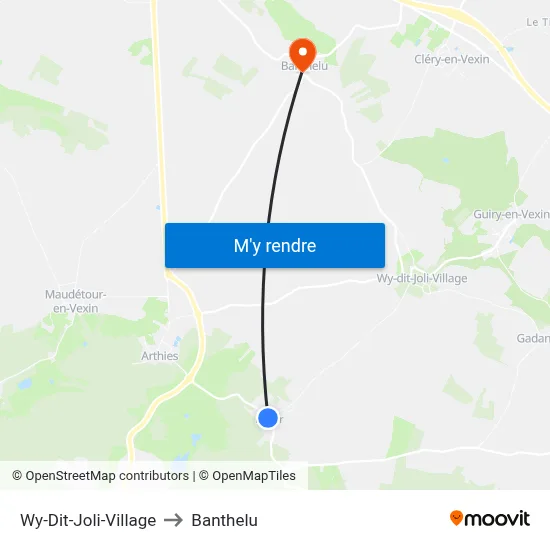 Wy-Dit-Joli-Village to Banthelu map