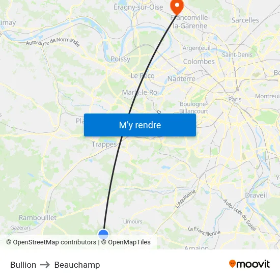 Bullion to Beauchamp map