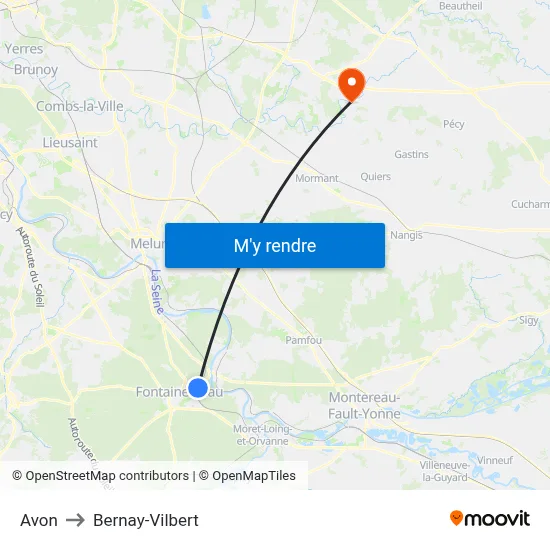 Avon to Bernay-Vilbert map