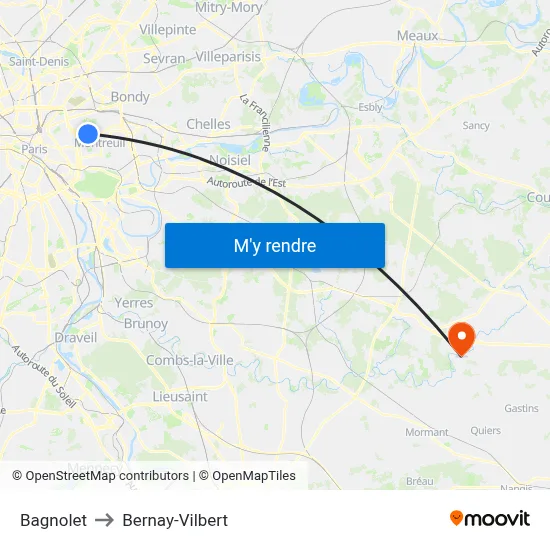 Bagnolet to Bernay-Vilbert map
