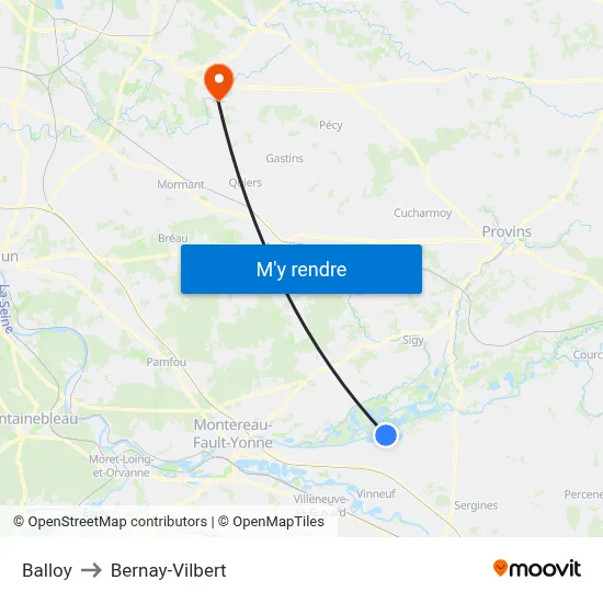 Balloy to Bernay-Vilbert map