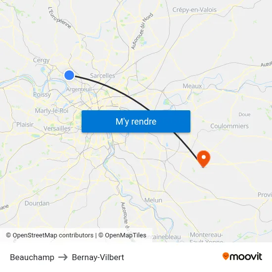 Beauchamp to Bernay-Vilbert map