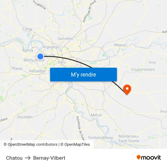 Chatou to Bernay-Vilbert map