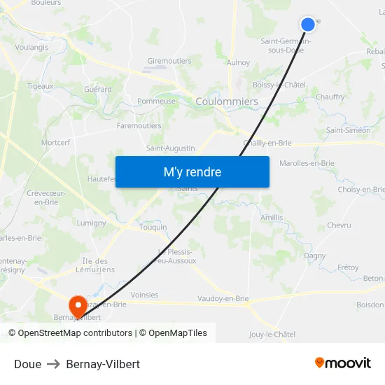 Doue to Bernay-Vilbert map