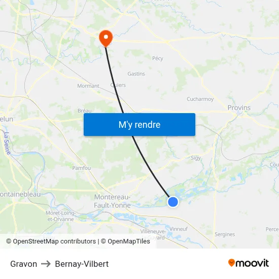 Gravon to Bernay-Vilbert map