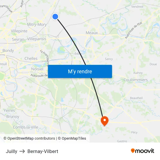 Juilly to Bernay-Vilbert map