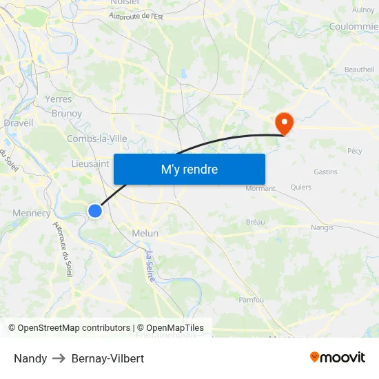 Nandy to Bernay-Vilbert map