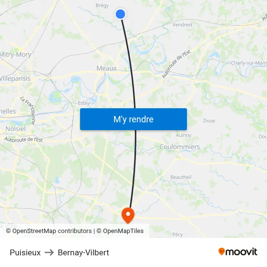 Puisieux to Bernay-Vilbert map