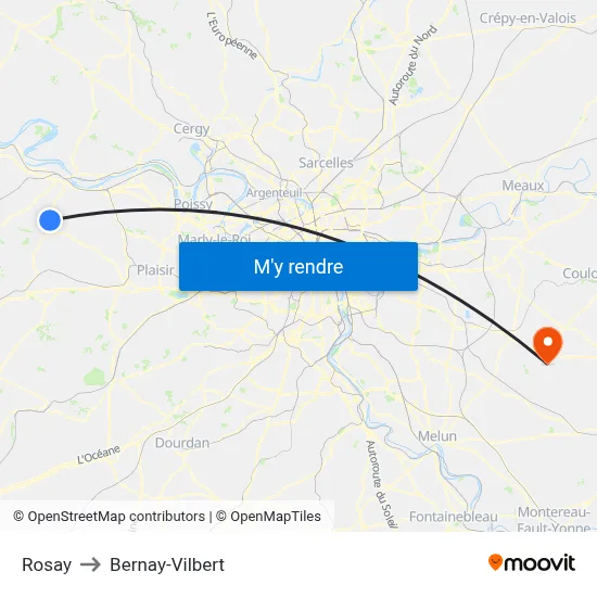 Rosay to Bernay-Vilbert map