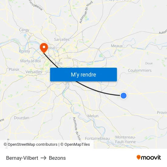 Bernay-Vilbert to Bezons map