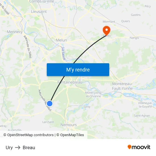 Ury to Breau map