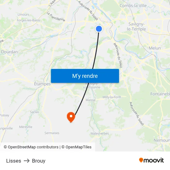 Lisses to Brouy map
