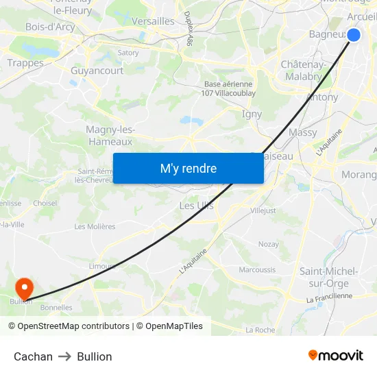 Cachan to Bullion map