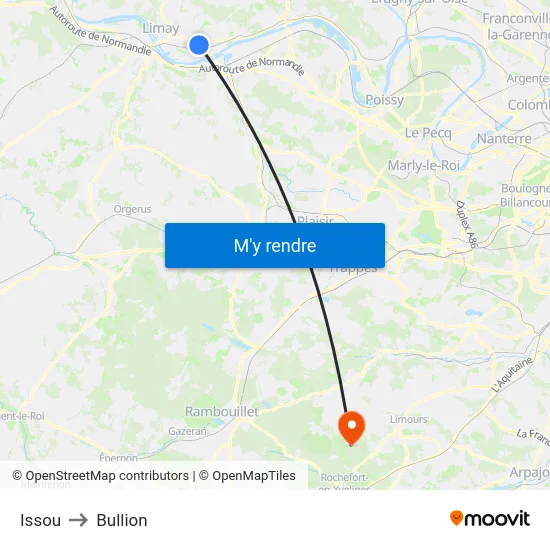 Issou to Bullion map