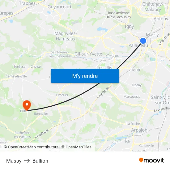 Massy to Bullion map