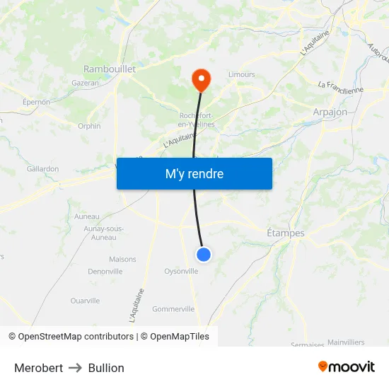 Merobert to Bullion map