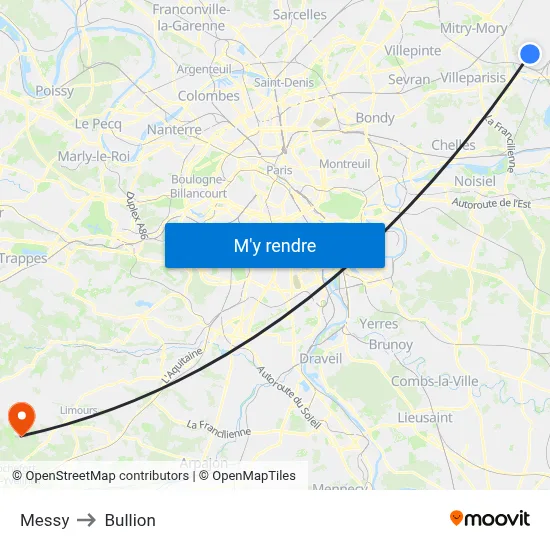 Messy to Bullion map